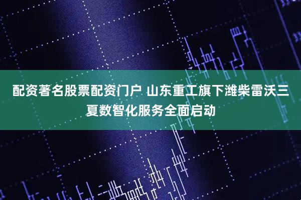 配资著名股票配资门户 山东重工旗下潍柴雷沃三夏数智化服务全面启动